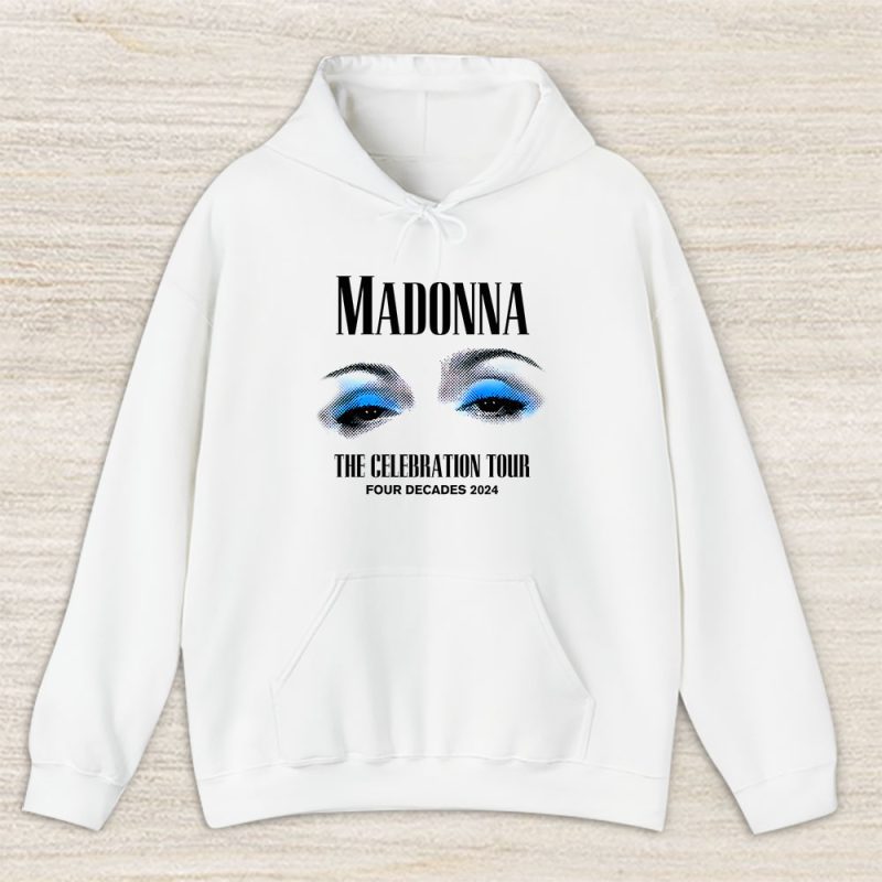 Madonna The Celebration Tour White Unisex Hoodie TAH1105