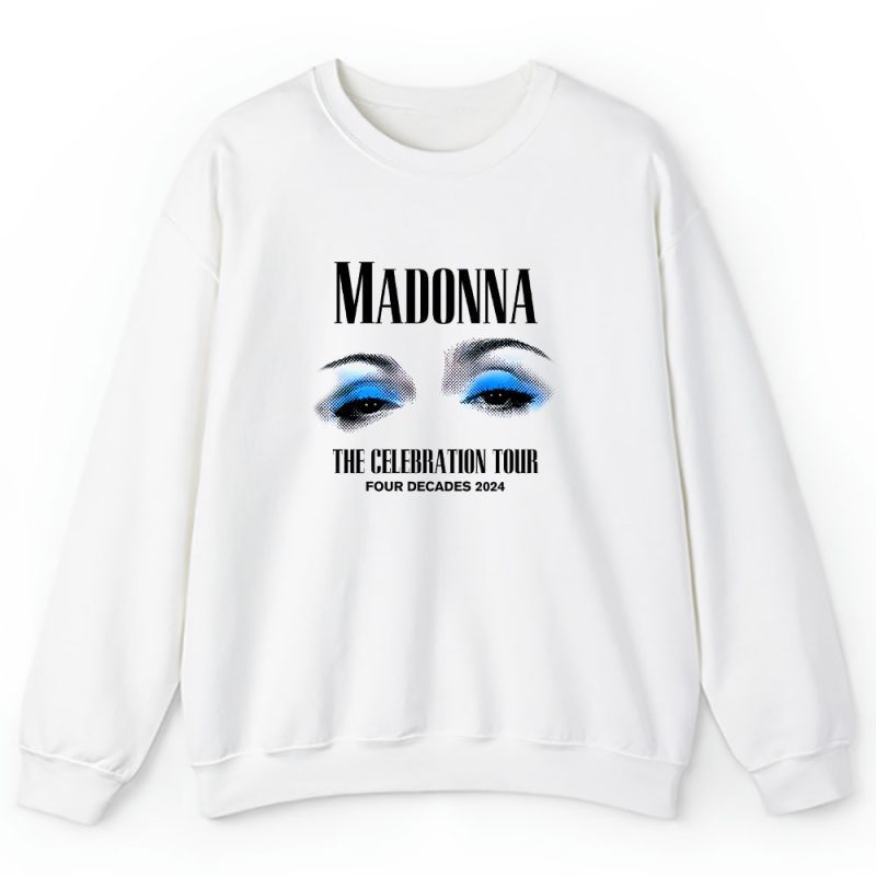 Madonna The Celebration Tour White Unisex Sweatshirt TAS1105