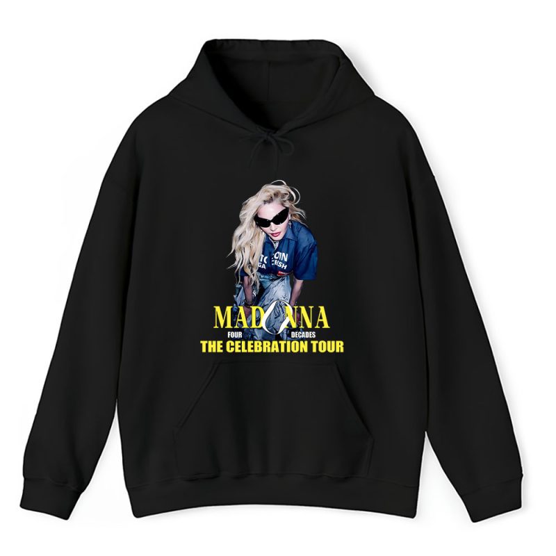 Madonna The Queen Of Pop Madge Black Unisex Hoodie TAH1109