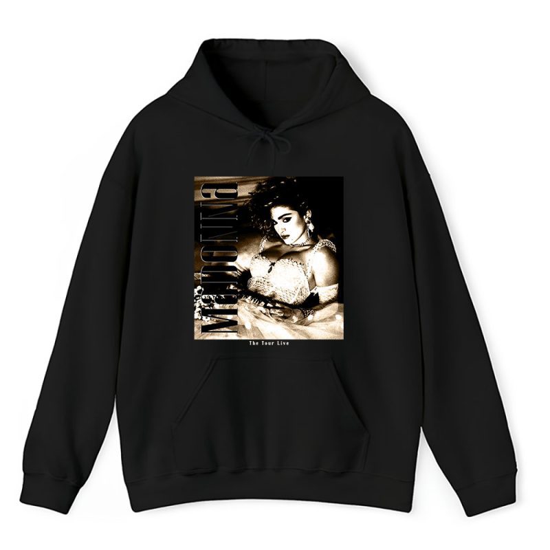 Madonna The Queen Of Pop Madge Black Unisex Hoodie TAH1113