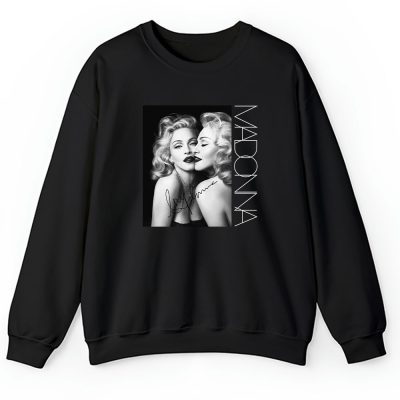 Madonna The Queen Of Pop Madge Black Unisex Sweatshirt TAS1114