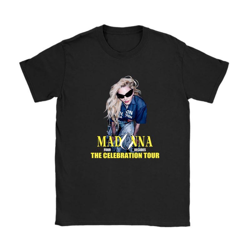 Madonna The Queen Of Pop Madge Black Unisex T-Shirt TAT1109