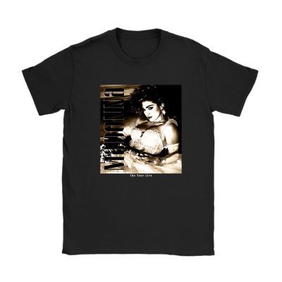 Madonna The Queen Of Pop Madge Black Unisex T-Shirt TAT1113