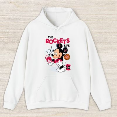 Mickey Mouse Painted Himself The Team Colors X Houston Rockets Team Unisex Hoodie TBH1552
