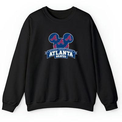 Mickey Mouse X Atlanta Braves Team X MLB X Baseball Fans Unisex Sweatshirt TAS1303