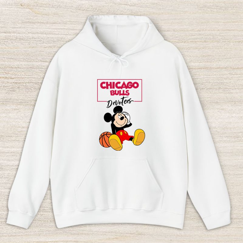 Mickey Mouse X Chicago Bulls Team X NBA X Basketball Unisex Hoodie TAH1315