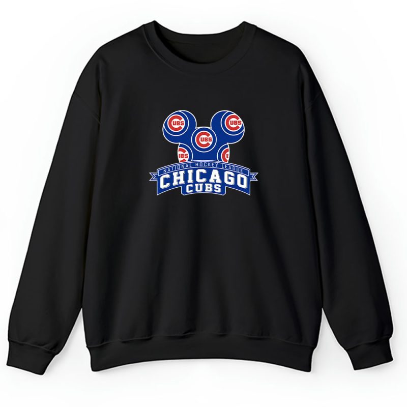 Mickey Mouse X Chicago Cubs Team X MLB X Baseball Fans Unisex Sweatshirt TAS1304