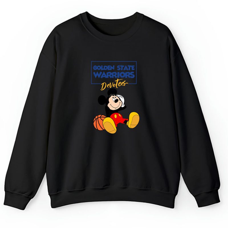 Mickey Mouse X Golden State Warriors Team X NBA X Basketball Unisex Sweatshirt TAS1317