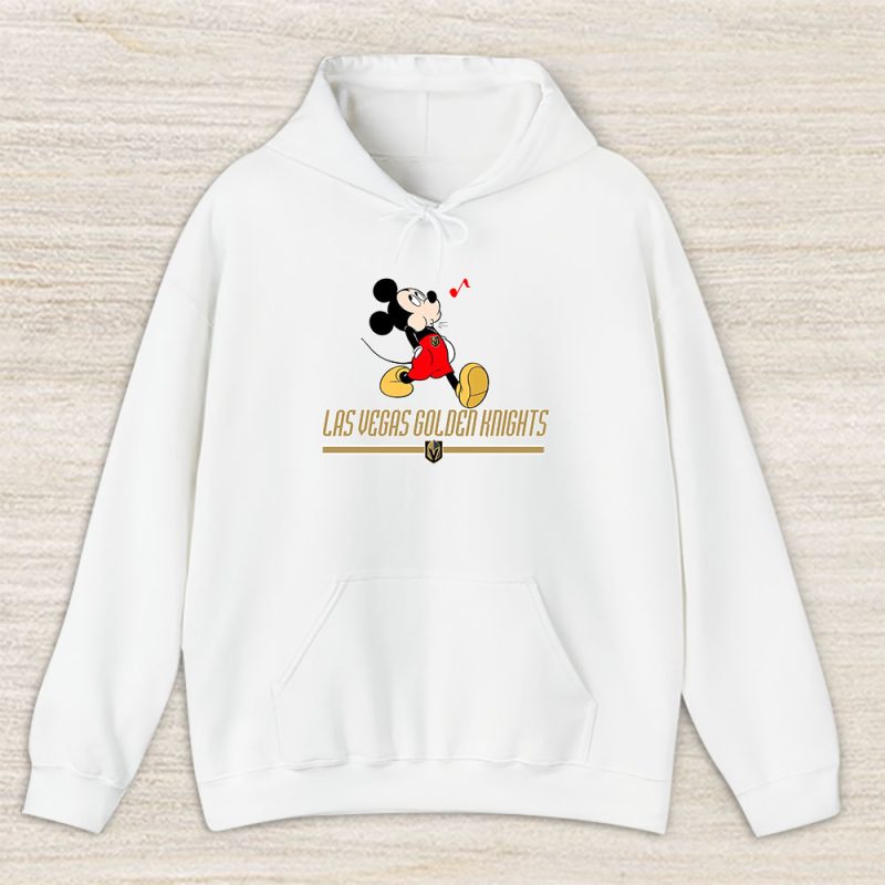 Mickey Mouse X Las Vegas Golden Knights Team X NHL X Hockey Fan Unisex Hoodie TAH1332