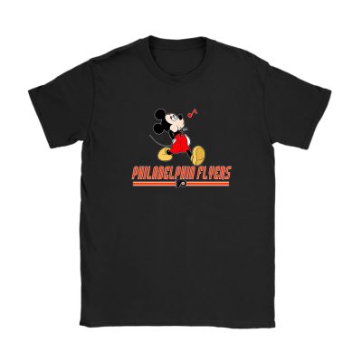 Mickey Mouse X Philadelphia Flyers Team X NHL X Hockey Fan Unisex T-Shirt TAT1328