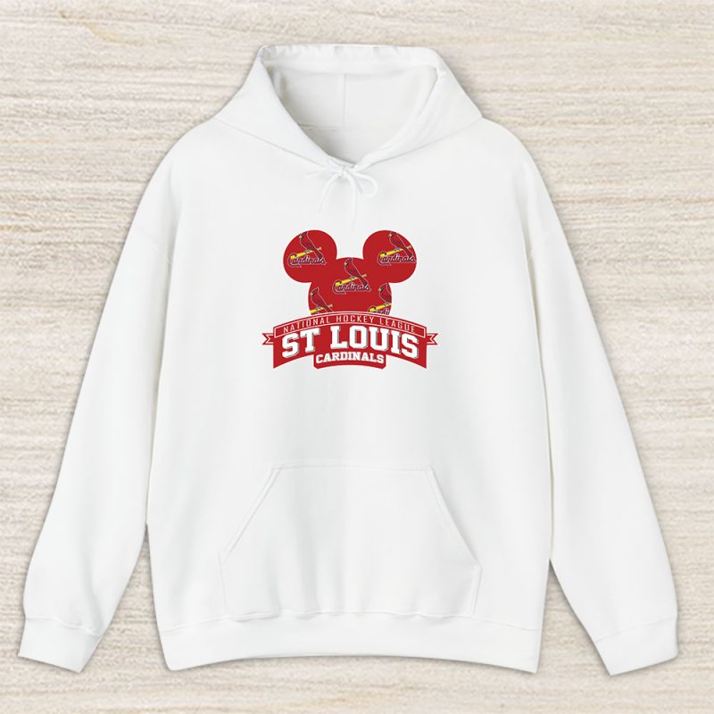 Mickey Mouse X St. Louis Cardinals Team X MLB X Baseball Fans Unisex Hoodie TAH1310