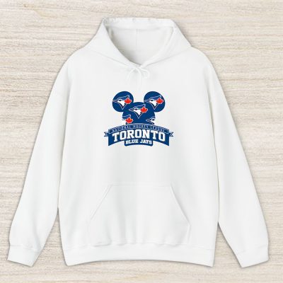 Mickey Mouse X Toronto Blue Jays Team X MLB X Baseball Fans Unisex Hoodie TAH1311