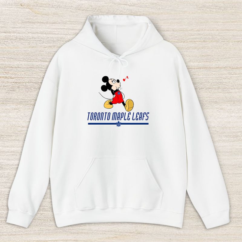 Mickey Mouse X Toronto Maple Leafs Team X NHL X Hockey Fan Unisex Hoodie TAH1330