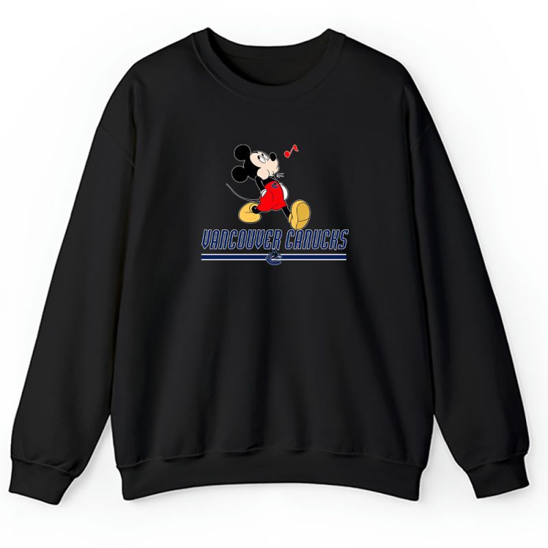 Mickey Mouse X Vancouver Canucks Team X NHL X Hockey Fan Unisex Sweatshirt TAS1331