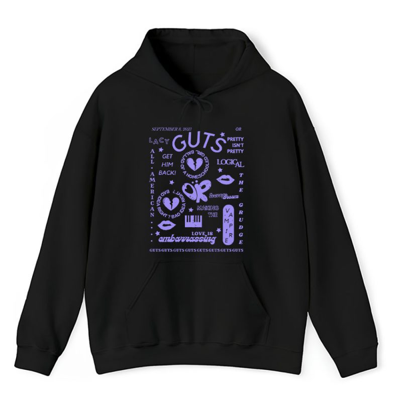 Olivia Rodrigo Guts World Tour Unisex Hoodie TAH1033