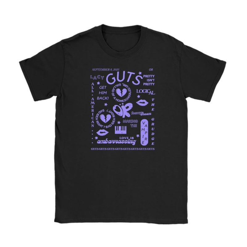 Olivia Rodrigo Guts World Tour Unisex T-Shirt TAT1033