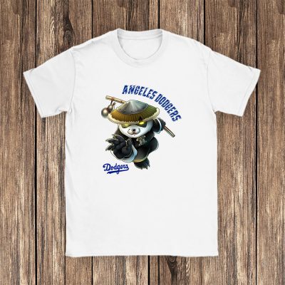 Panda X Po X Los Angeles Dodgers Team X MLB X Baseball Fans Unisex T-Shirt TAT1356