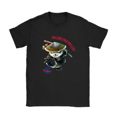 Panda X Po X Philadelphia Phillies Team X MLB X Baseball Fans Unisex T-Shirt TAT1359