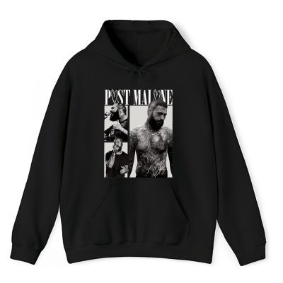 Post Malone Posty Retro Super Bowl Black Unisex Hoodie TAH1121