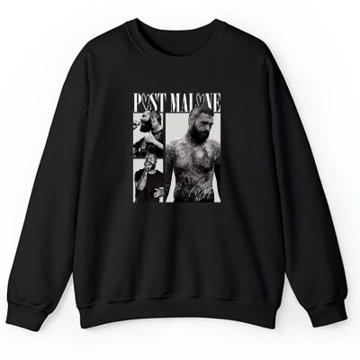 Post Malone Posty Retro Super Bowl Black Unisex Sweatshirt TAS1121