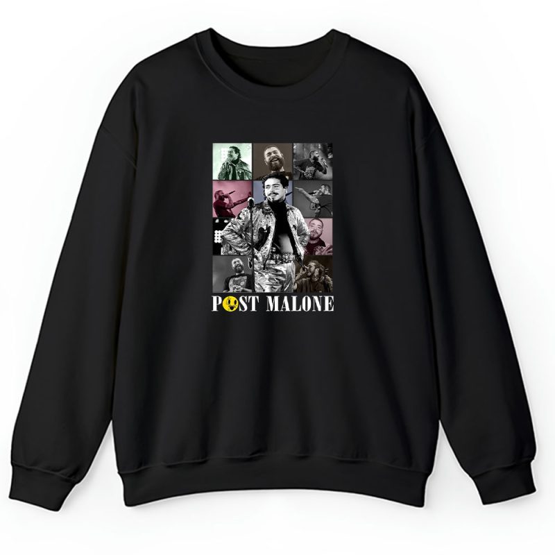 Post Malone Posty Retro Super Bowl Black Unisex Sweatshirt TAS1124