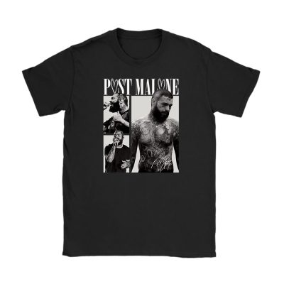 Post Malone Posty Retro Super Bowl Black Unisex T-Shirt TAT1121