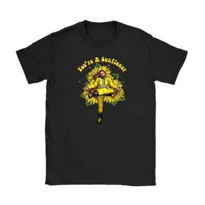 Post Malone Youre Sun Flowers Posty Black Unisex T-Shirt TAT1123