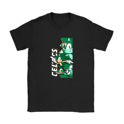 Sonic X Boston Celtics Team X NBA X Basketball Unisex T-Shirt TAT1374