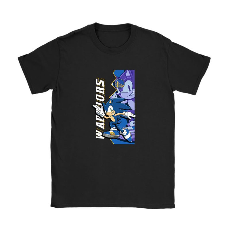 Sonic X Golden State Warriors Team X NBA X Basketball Unisex T-Shirt TAT1377