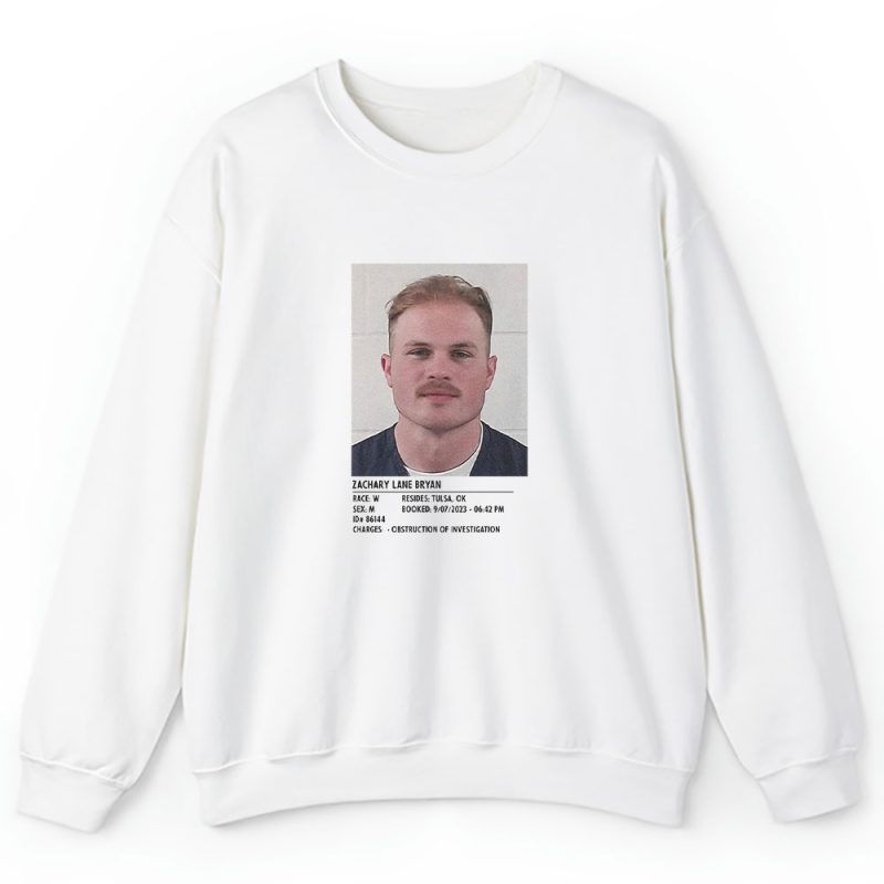 Zach Bryans Mugshot Unisex Pullover Sweatshirt TAS1089