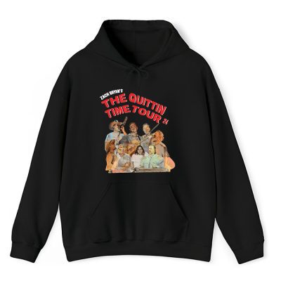 Zach Bryans The Quittin Time Tour 24 Unisex Pullover Hoodie TAH1090