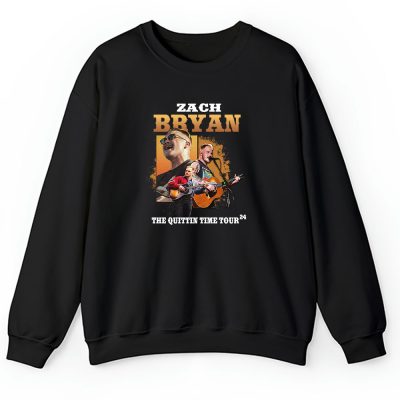 Zach Bryans The Quittin Time Tour 24 Unisex Pullover Sweatshirt TAS1077