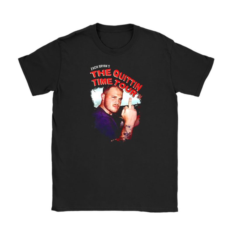 Zach Bryans The Quittin Time Tour 24 Unisex T-Shirt TAT1087