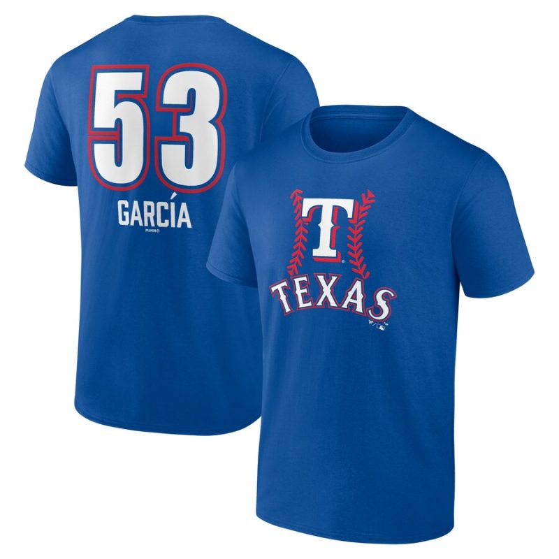 Adolis Garcia Texas Rangers Fastball Player Name & Number Unisex T-Shirt - Royal