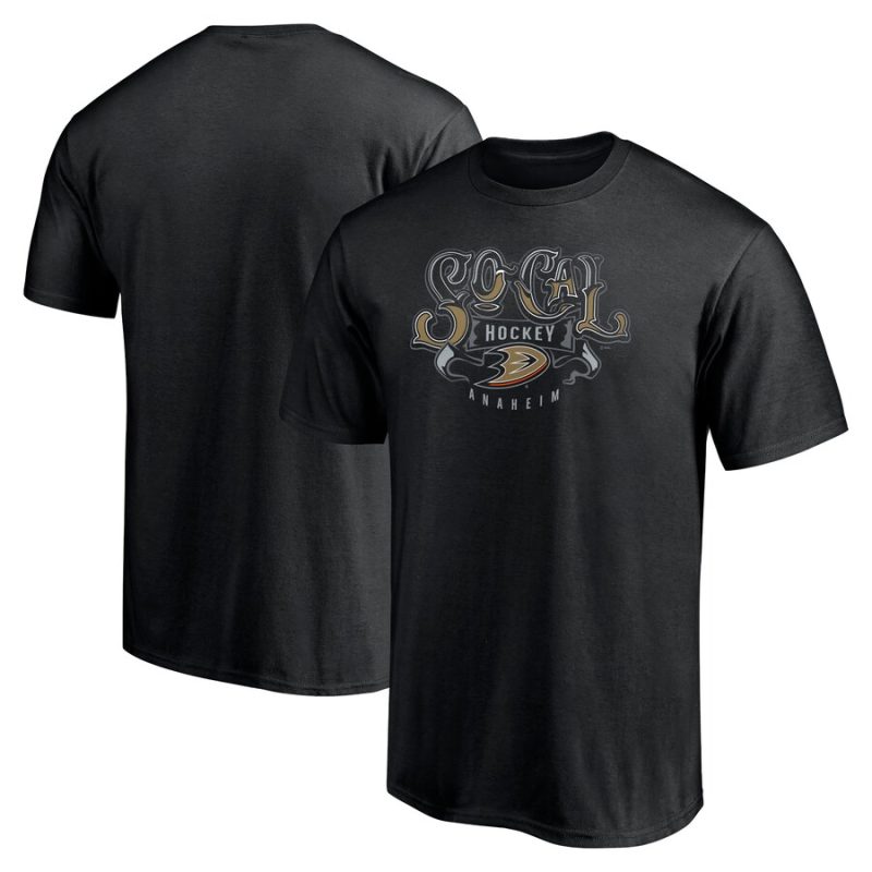 Anaheim Ducks Hometown Collection Push Ahead Unisex T-Shirt - Black