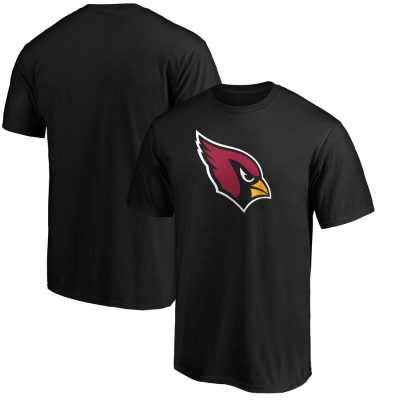 Arizona Cardinals Big & Tall Primary Team Logo Long Sleeve Unisex T-Shirt - Black