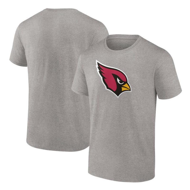 Arizona Cardinals Primary Logo Unisex T-Shirt - Heathered Gray