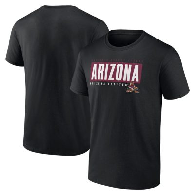 Arizona Coyotes Blocked Out Unisex T-Shirt - Black