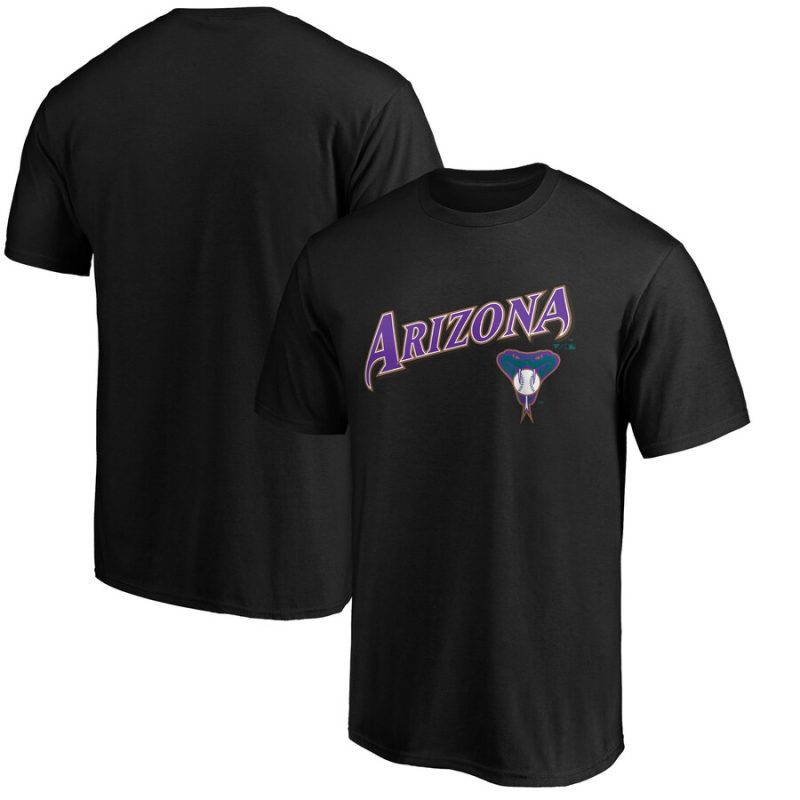 Arizona Diamondbacks Team Cooperstown Collection Wahconah Unisex T-Shirt - Black