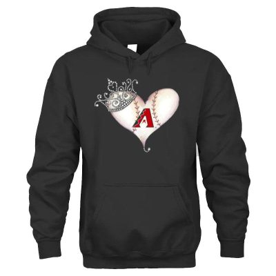 Arizona Diamondbacks Tiara Heart Unisex Hoodie