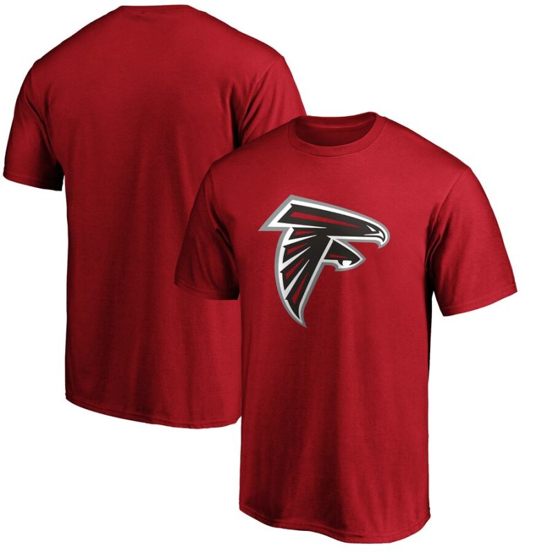 Atlanta Falcons Primary Logo Team Unisex T-Shirt - Red