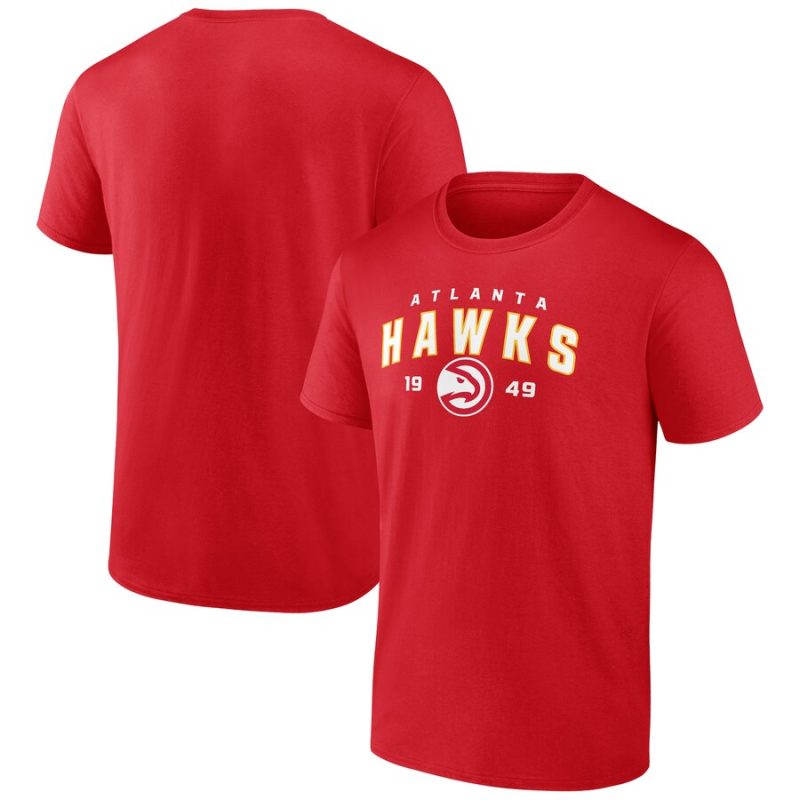 Atlanta Hawks Rebel Logo Unisex T-Shirt - Red