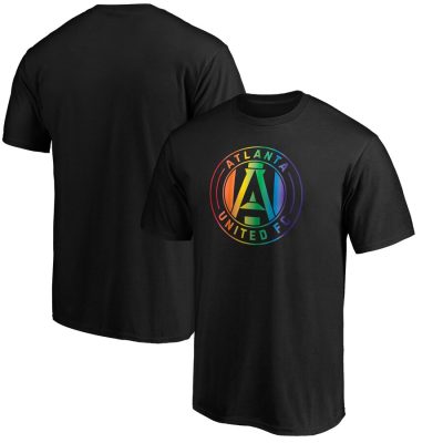 Atlanta United FC Pride Logo Unisex T-Shirt - Black