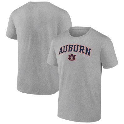 Auburn Tigers Campus Unisex T-Shirt Heather Gray