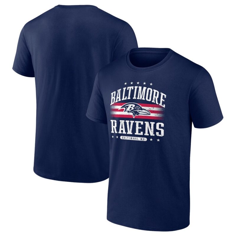 Baltimore Ravens Americana Team Unisex T-Shirt - Navy