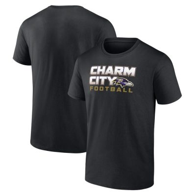 Baltimore Ravens Hometown Collection Sweep Unisex T-Shirt - Black