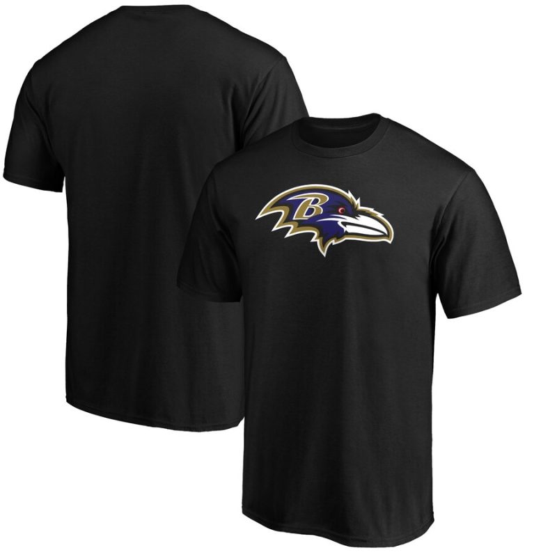 Baltimore Ravens Primary Logo Unisex T-Shirt - Black