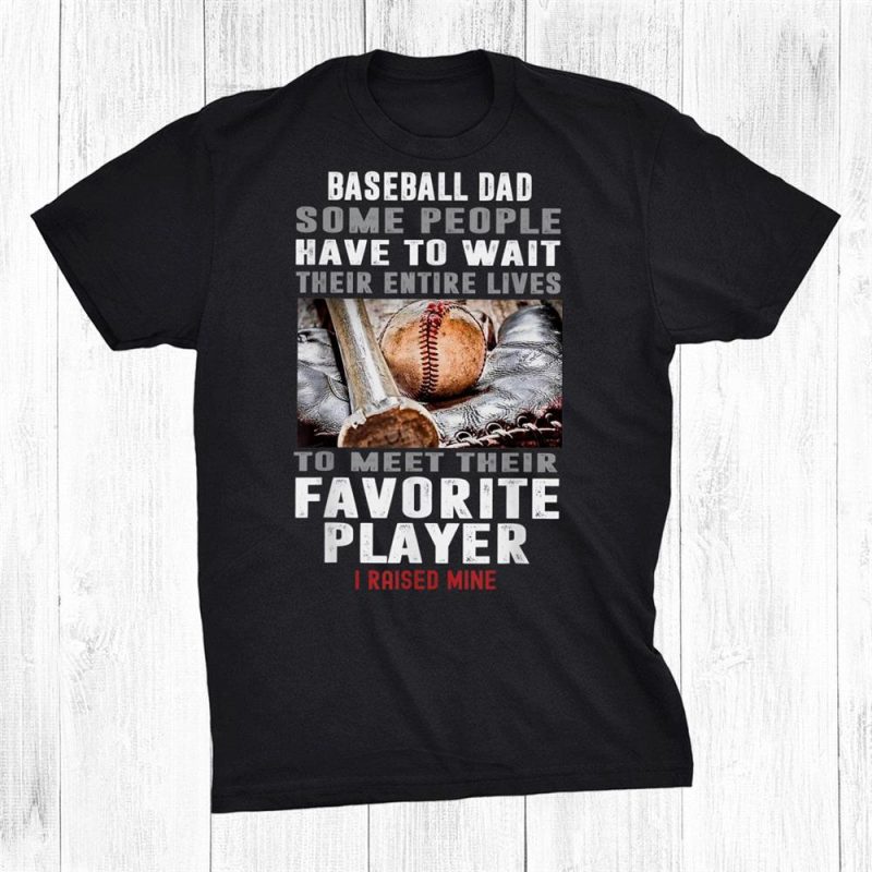 Baseball Dad Some People Have To Wait Their Entire Lives Unisex T-Shirt