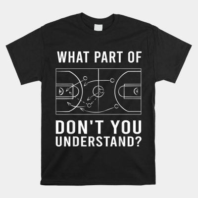 Basketball Coach Tactic Diagram Board Unisex T-Shirt