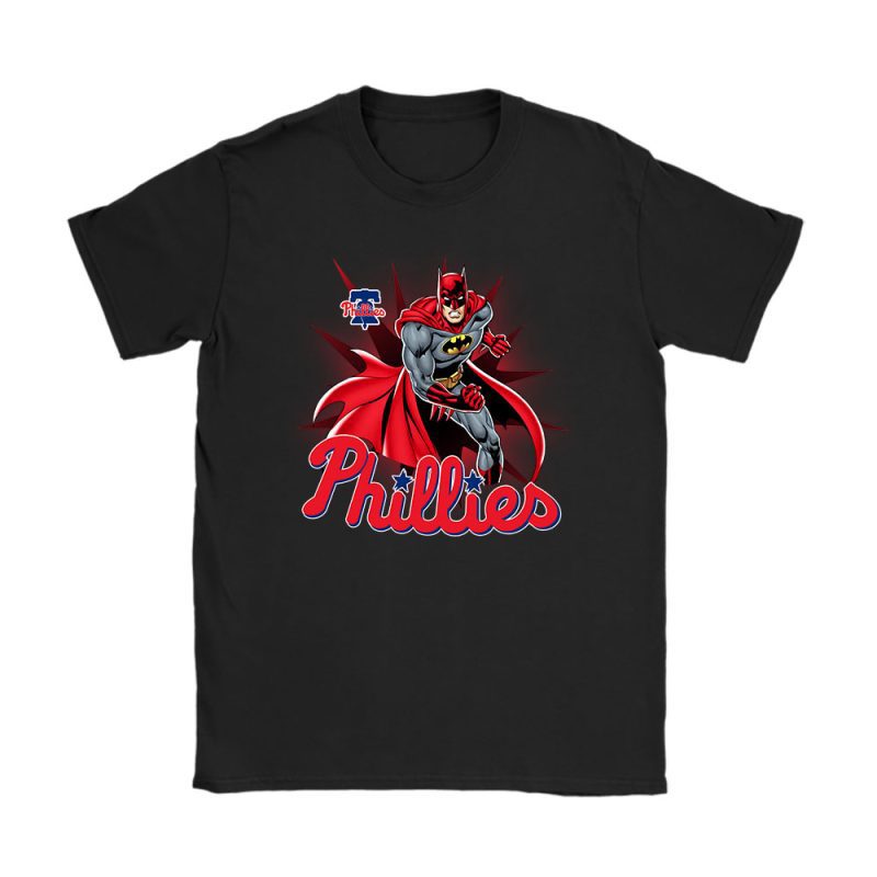 Batman MLB Philadelphia Phillies Unisex T-Shirt TAT2447